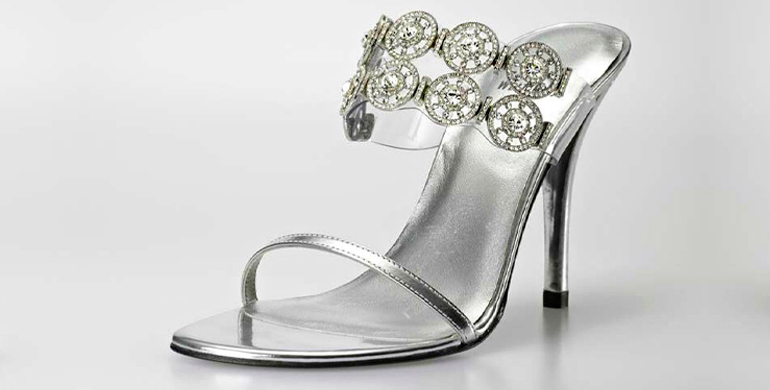 Phil: Diamond studded shoes by Aubercy for men - Luxurylaunches